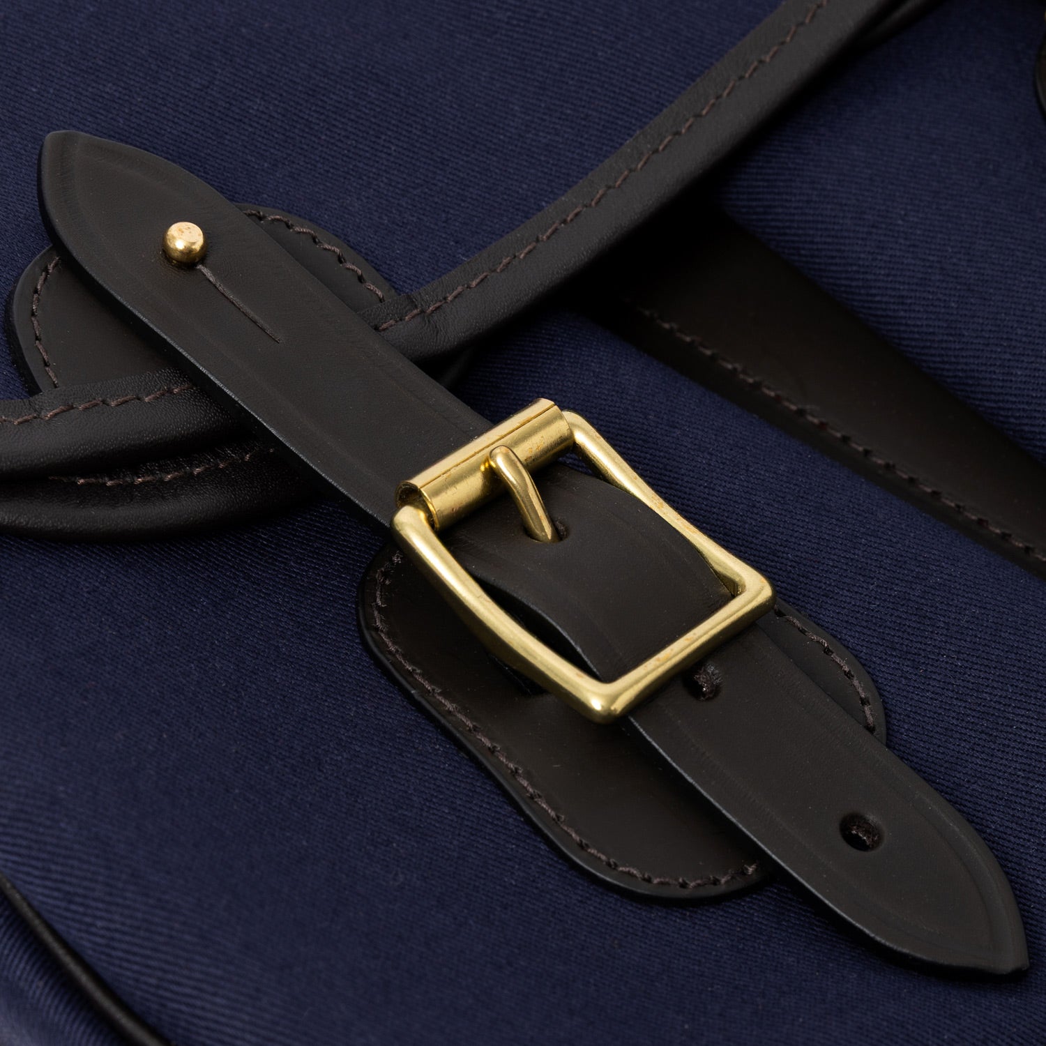 Croots x MJ: Bag "Dalby Carry" made of Cotton Canvas and Saddle Leather
